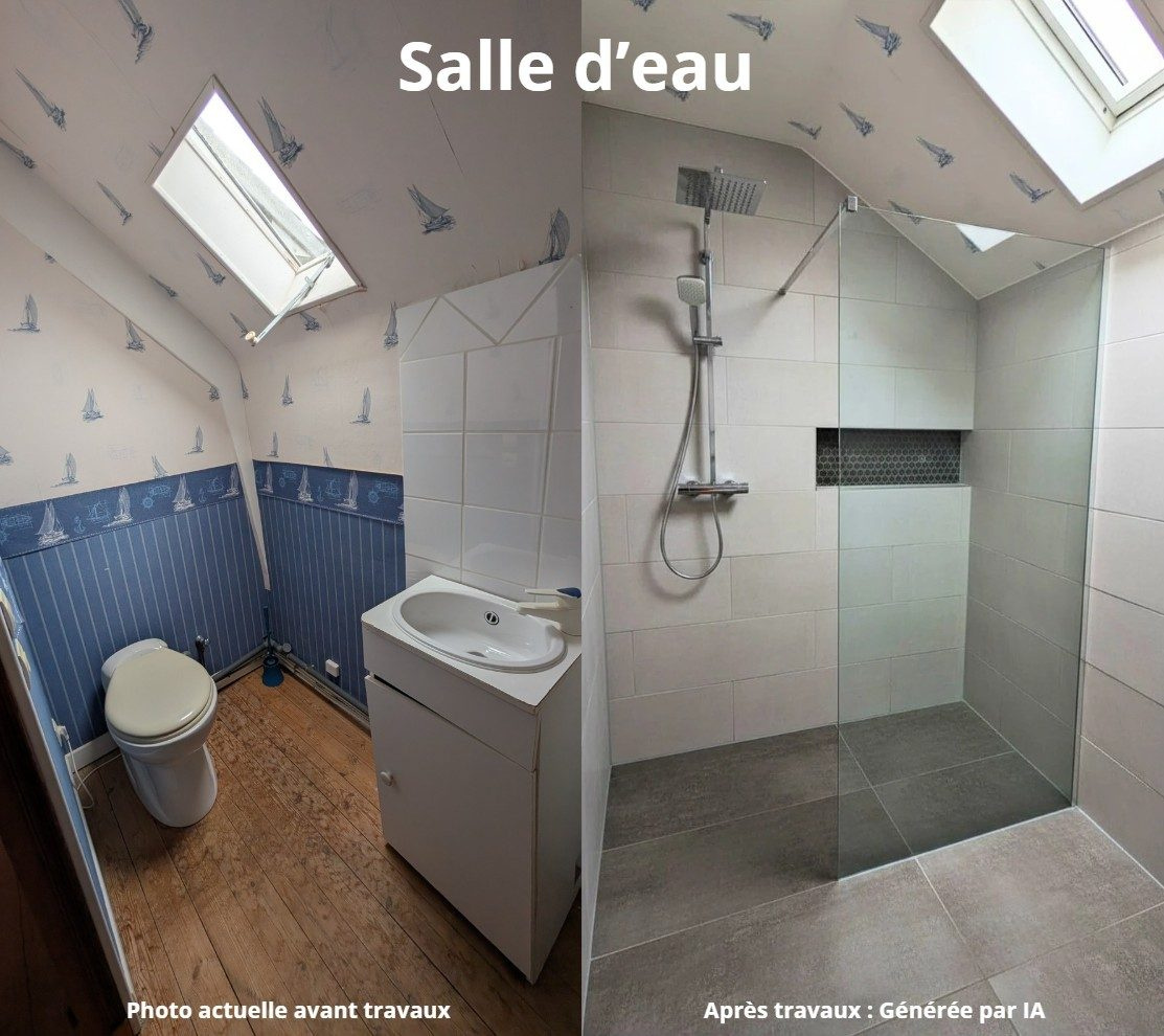 Maison 98m2 en cours de rénovation - Pleneuf-Val-André