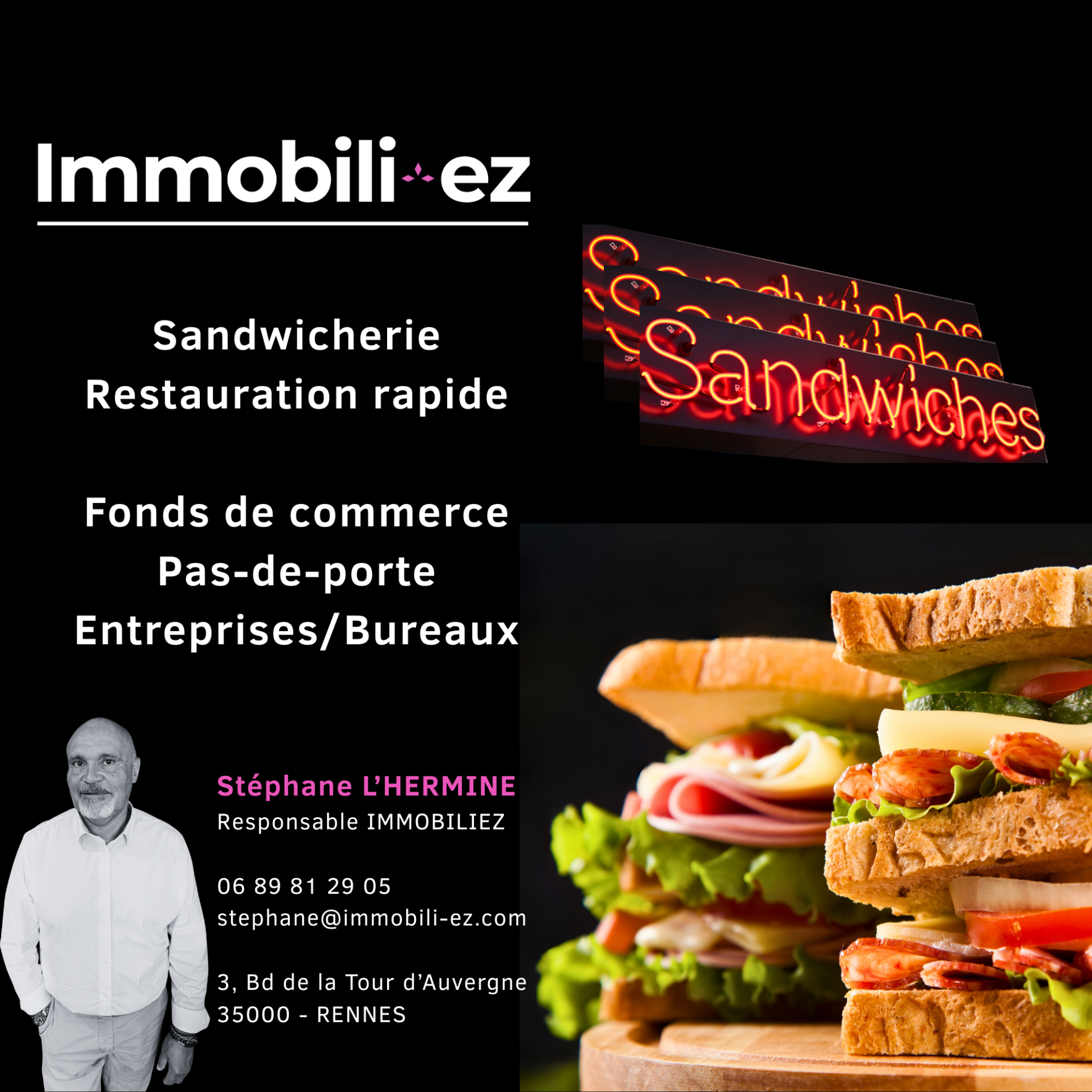 Fonds de Commerce Pizzéria à Emporter
