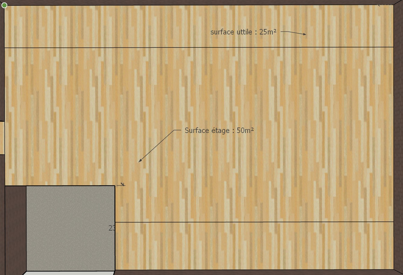Bâtiment 130m2 + 450m2 extérieur - Le Lion-d'Angers