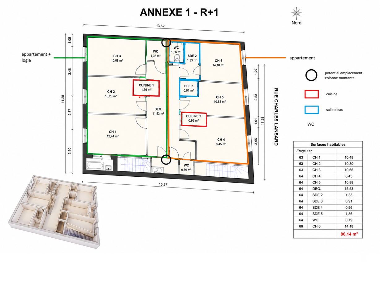 immeuble de 4 lots