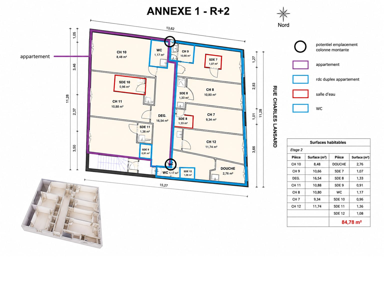 immeuble de 4 lots