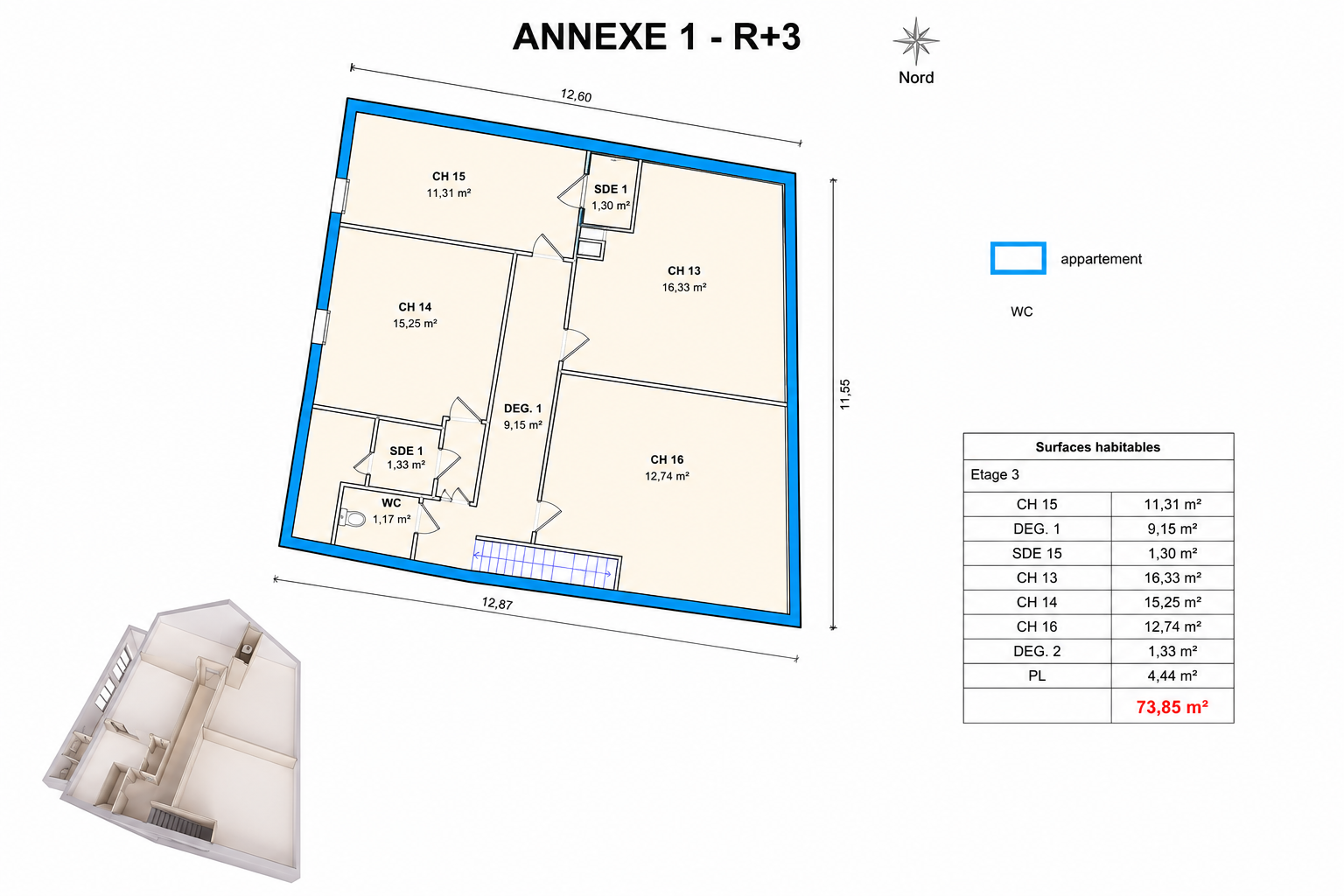 immeuble de 4 lots