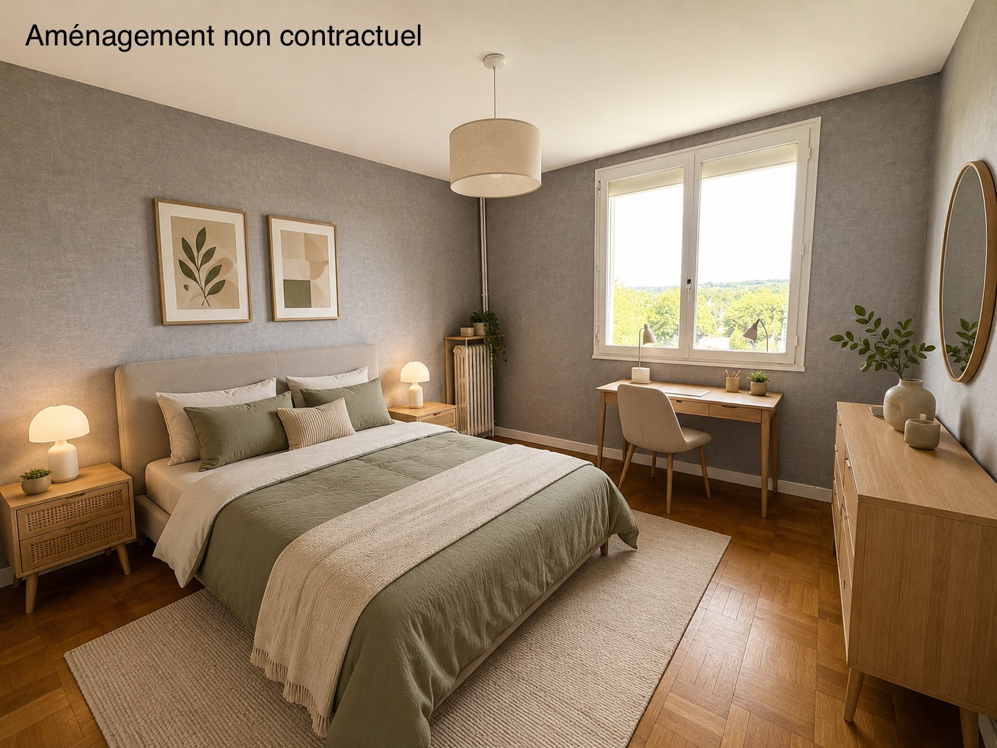 Appartement T3 à Saint Brieuc, avec caves et parking